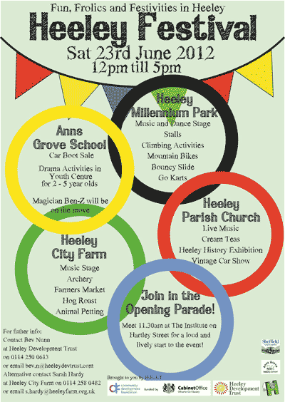 Heeley Festival Poster 2012