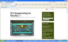 Heeley Online webpage